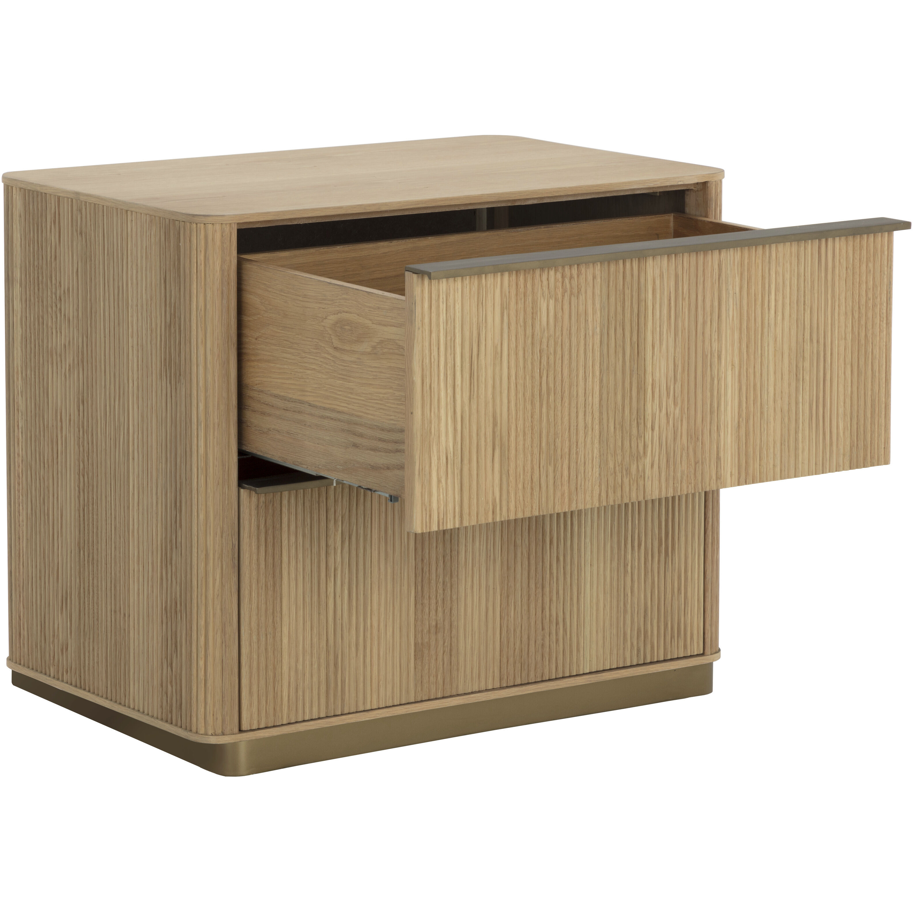 Kalla 28 X 24.25 inch Rustic Oak Night Stand